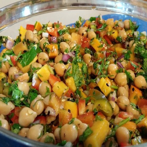 Csicseriborsó saláta | Egytálételek.hu